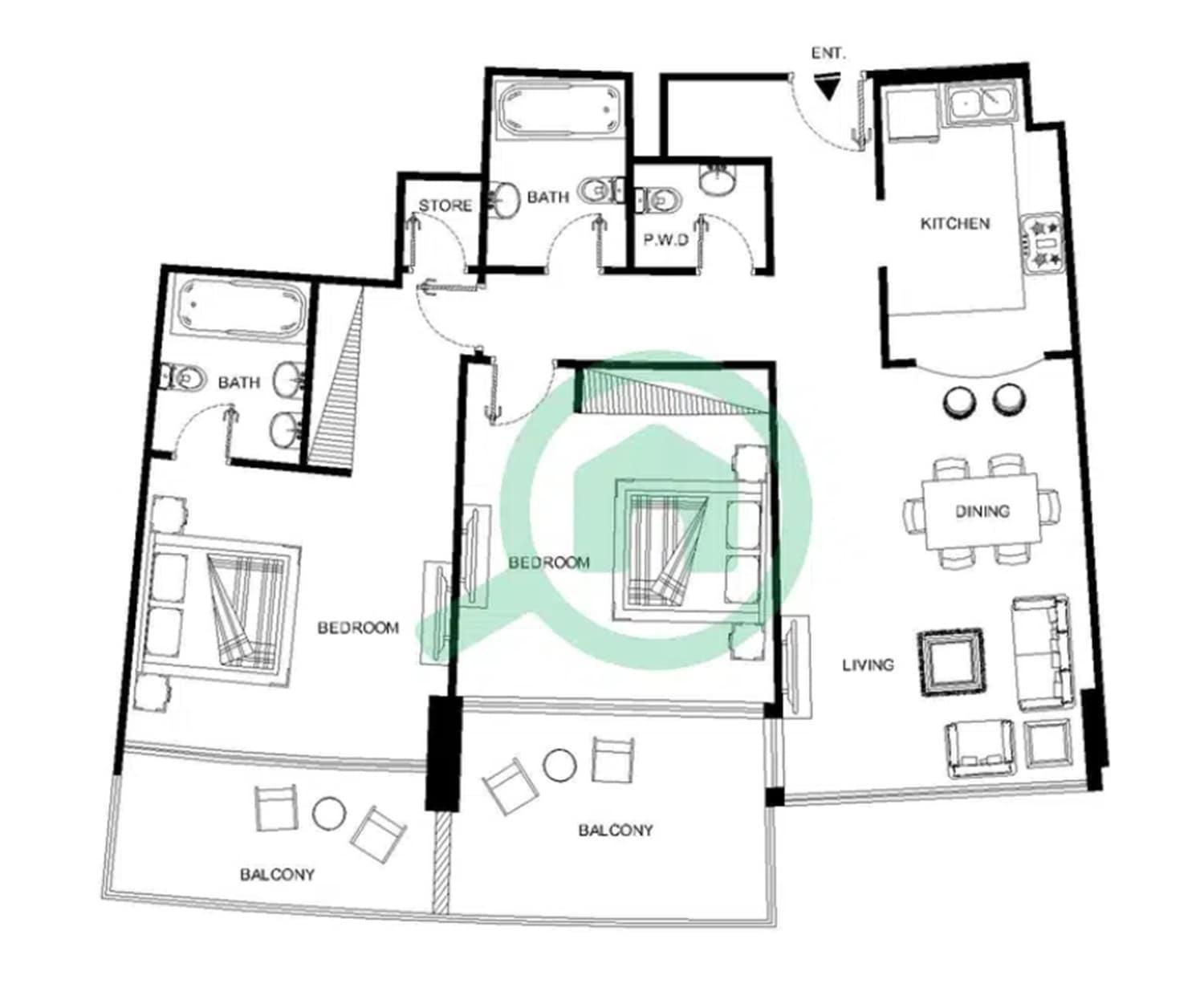 Apartment Amazing 2 Bedroom In Marina Sleeps 4! *